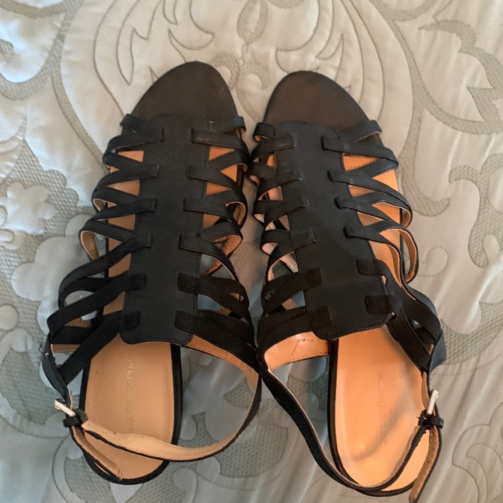 Black Strappy Sandals